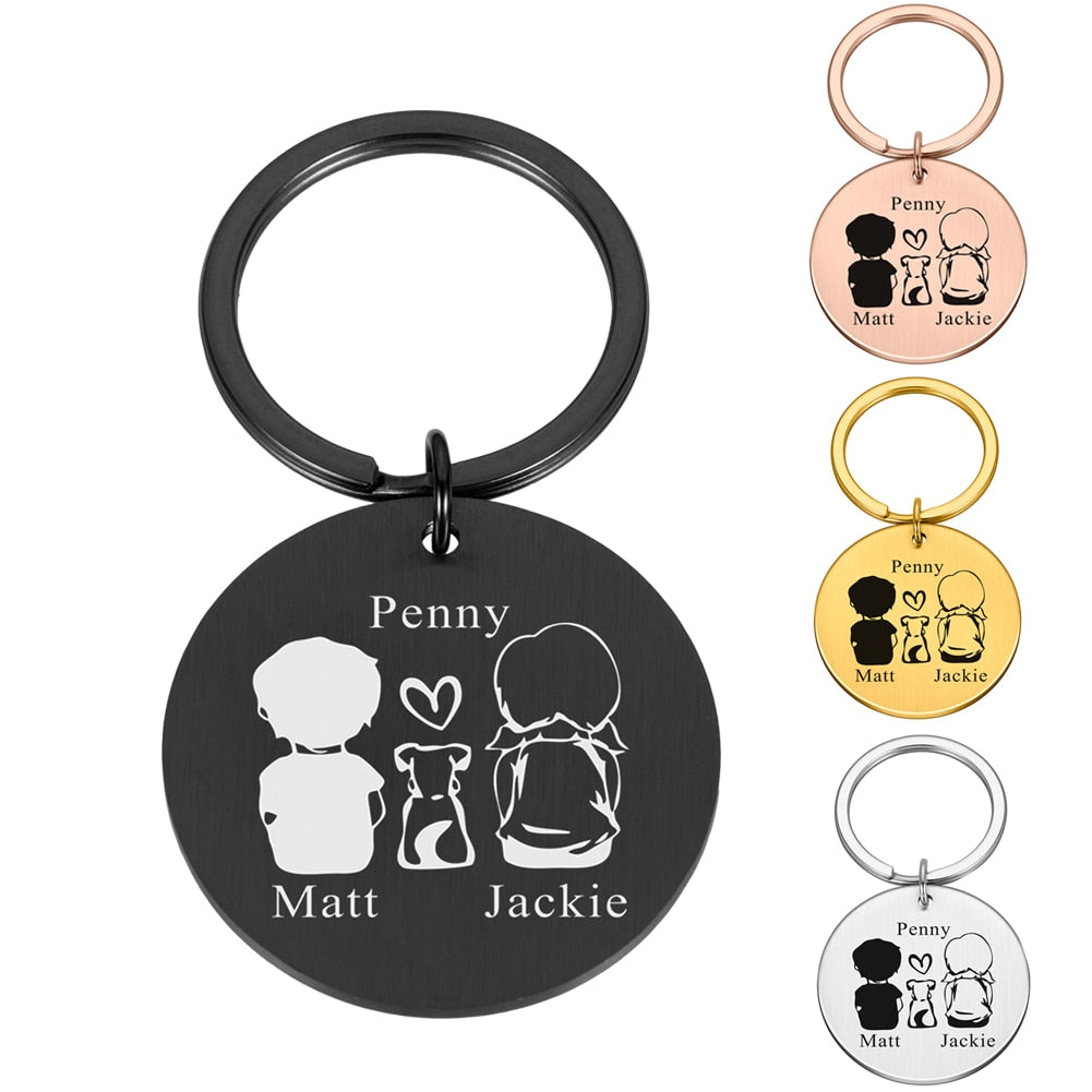 Valentines Day Gift Keychain Keyring