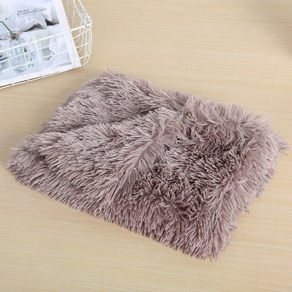Long Plush Blankets Dog Bed Mats - Dog Bed Supplies