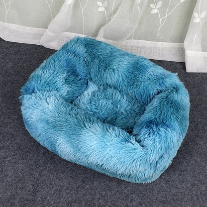 Winter Warm Square Plush Dog Sofa Mats Pet Cushion