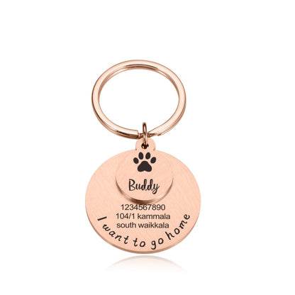 Personalized Name Tel Adress Dog ID tags