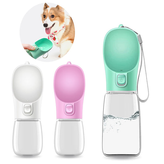 Portable Dog Water Bottle Outdoor Drinking Bow