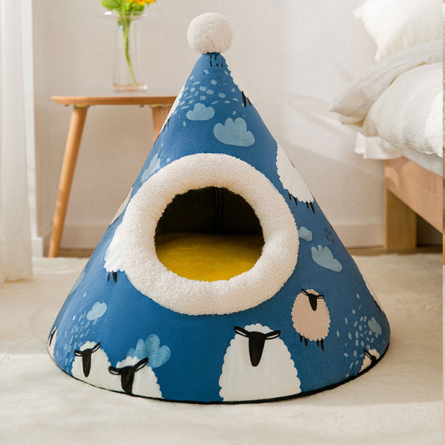 Cozy Cat House Cave Tent Sleeping Bed