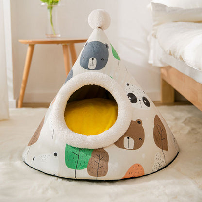 Cozy Cat House Cave Tent Sleeping Bed
