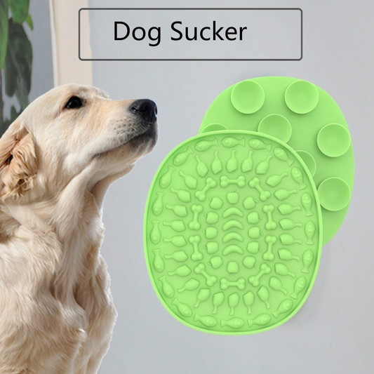 Silicone Dog Lick Mat for Dogs Food Plate