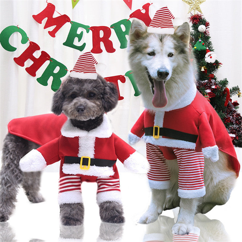 Cosplay Santa Claus Cute Dog Clothes