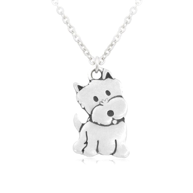 West Highland Dog Pendant Necklace