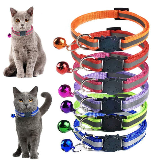 Nylon Reflective Collar with Bell