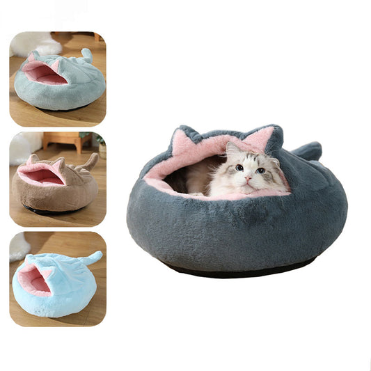 Pet Bed with quilt Plush Bed