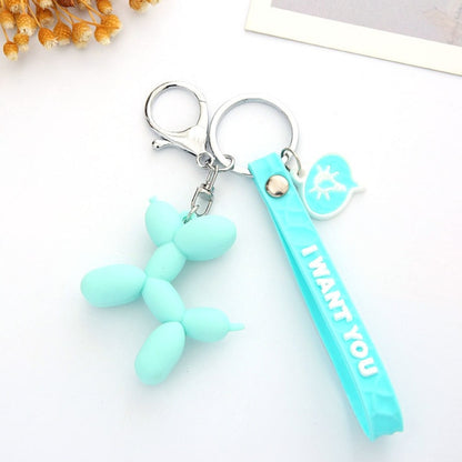 Cute French pendant Dog Keychains