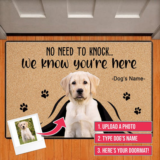 Personalized Dog Welcome Mat Custom Doormat