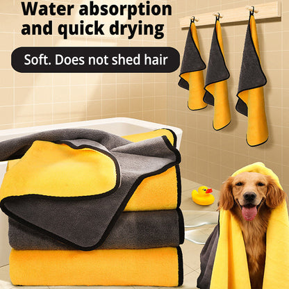 Pet Bath Towels Dog pet cat absorbent