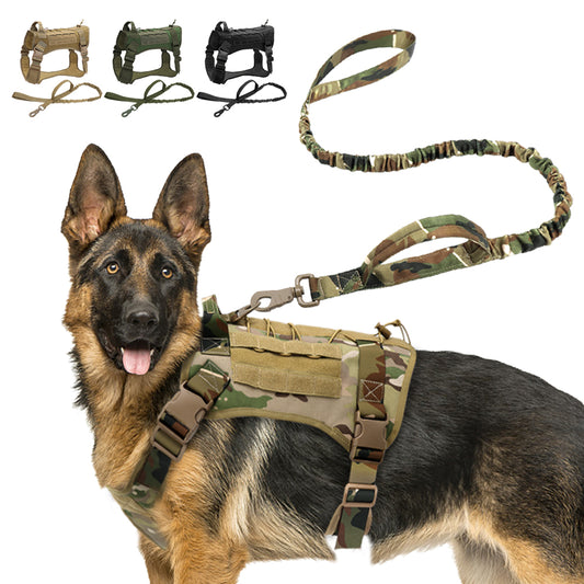 Military Tactical Dog Harness Vest With Handle