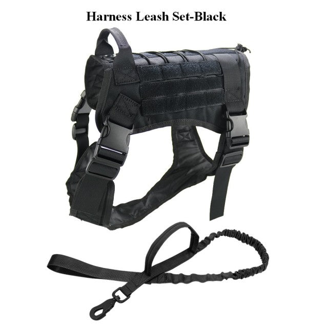 Military Tactical Dog Harness Vest With Handle