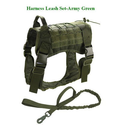 Military Tactical Dog Harness Vest With Handle