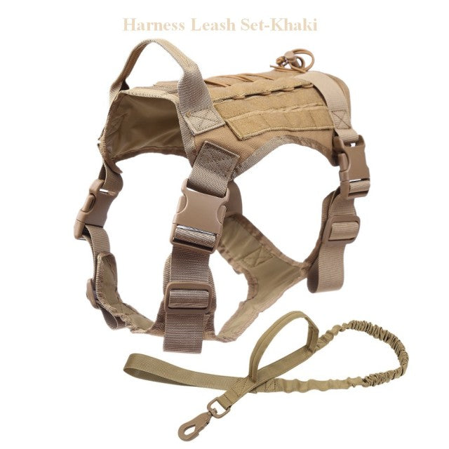 Military Tactical Dog Harness Vest With Handle