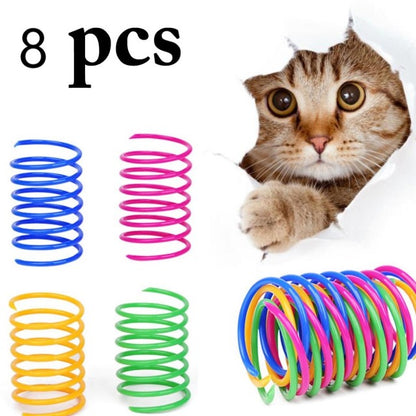 Colorful Spring Toy Creative Plastic Flexible