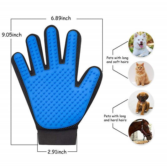 Silicone Pet Grooming Glove Brush Comb Pet Grooming
