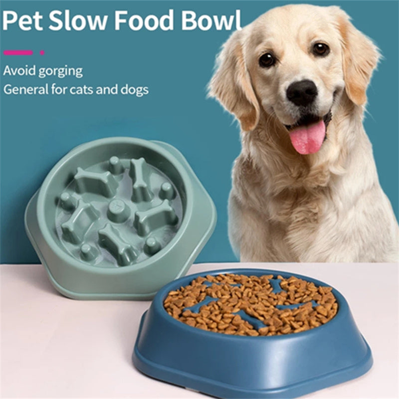 Pet Feeding Slow Food Bowl Choke-proof