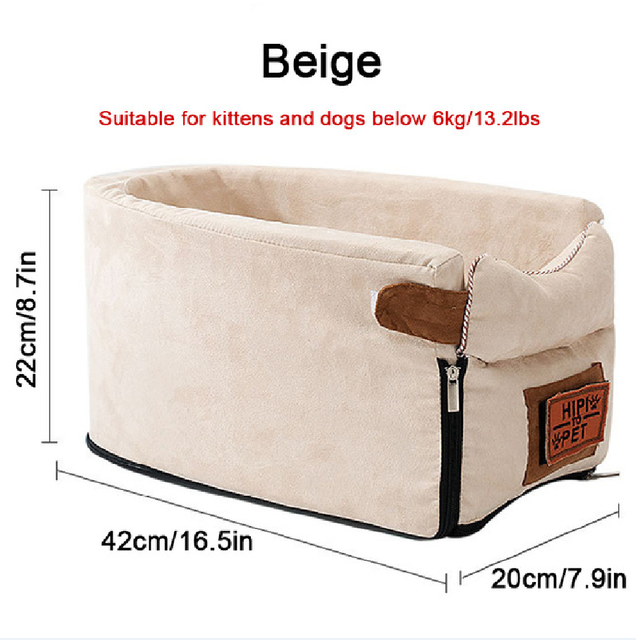 Portable Dog Car Seat Central Control Dog Carriers For Small Dog or Cat