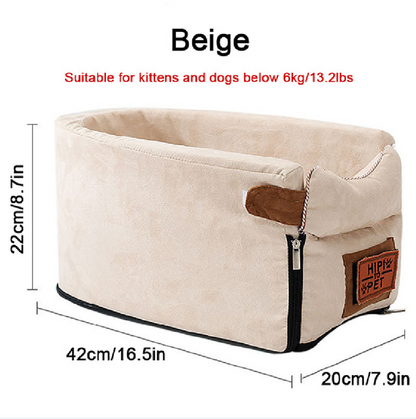 Portable Dog Car Seat Central Control Dog Carriers For Small Dog or Cat