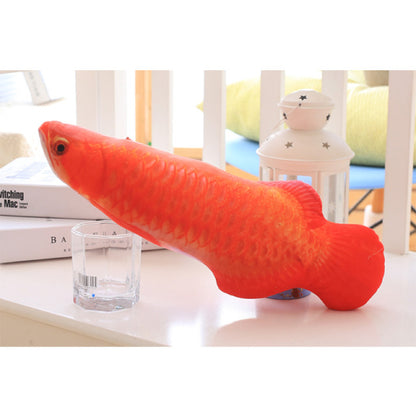 Mint Fish Pillow Plush Dog Toys