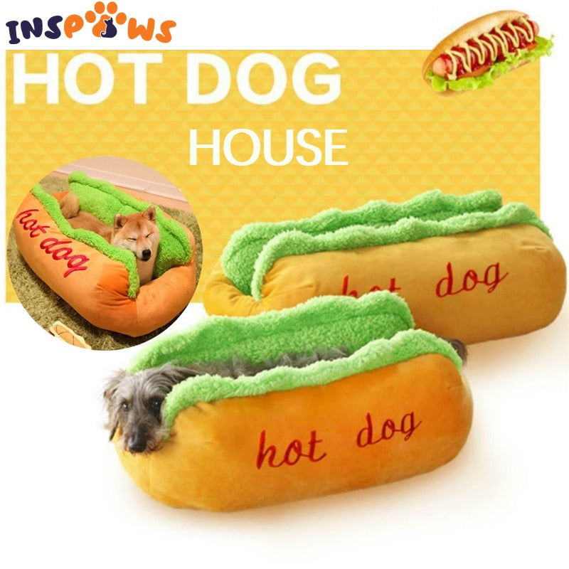 Dog Bed Pet Lounger Hotdog