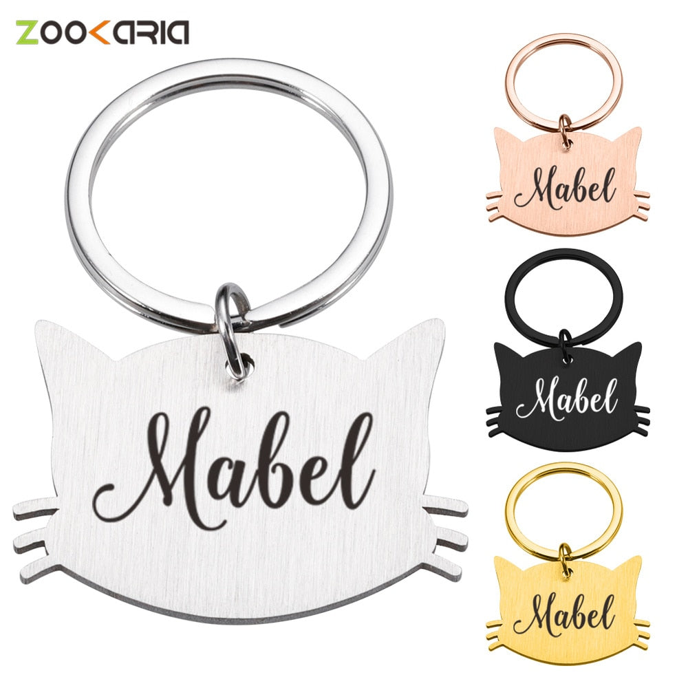 Personalized Plate Pet Tag Dogs Collar