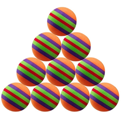 Rainbow Balls Throwing Scratch Toy