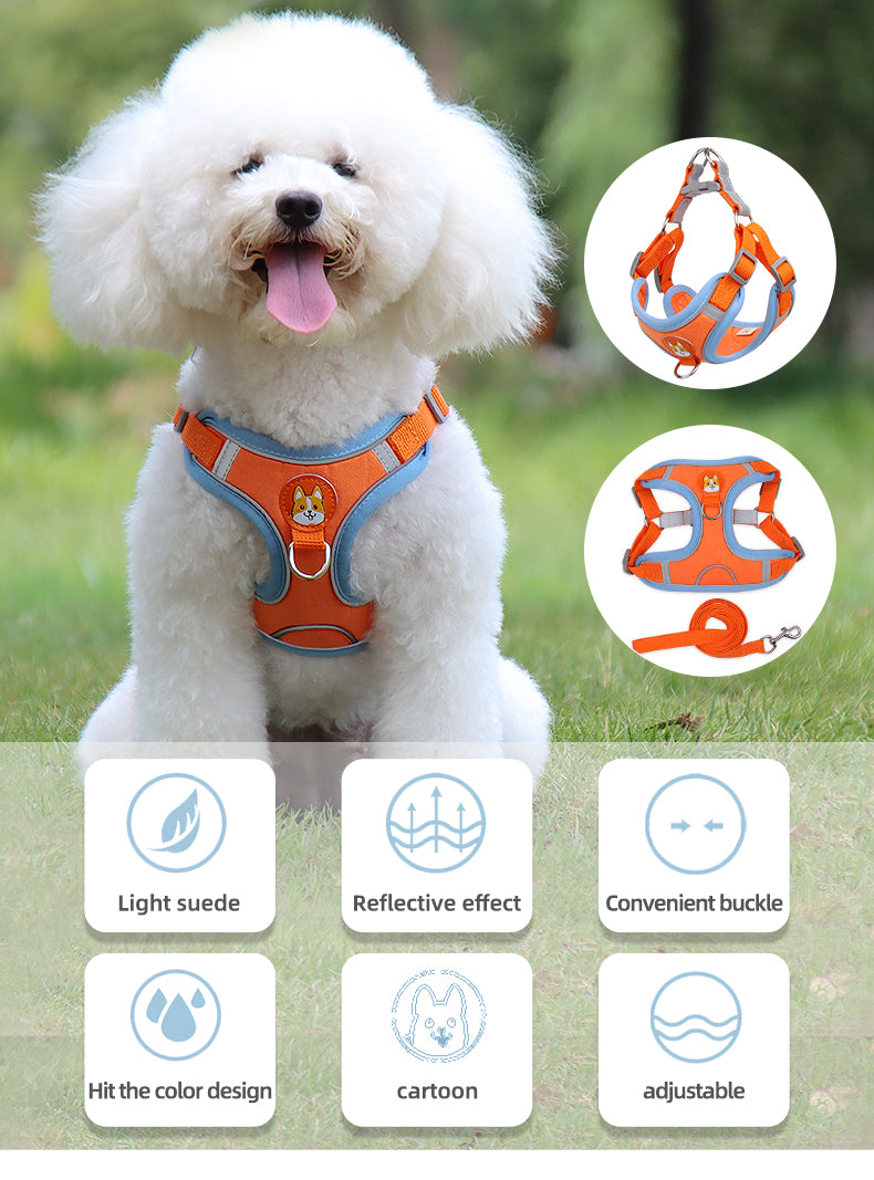 Pet Dog Harness No Pull Running Leashes