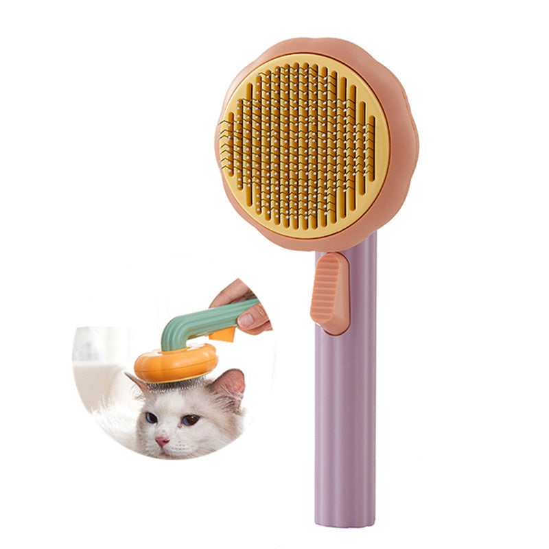 Pumpkin Pet Brush Comb for Shedding