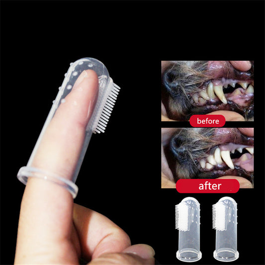Super Soft Rubber Pet Finger Toothbrush