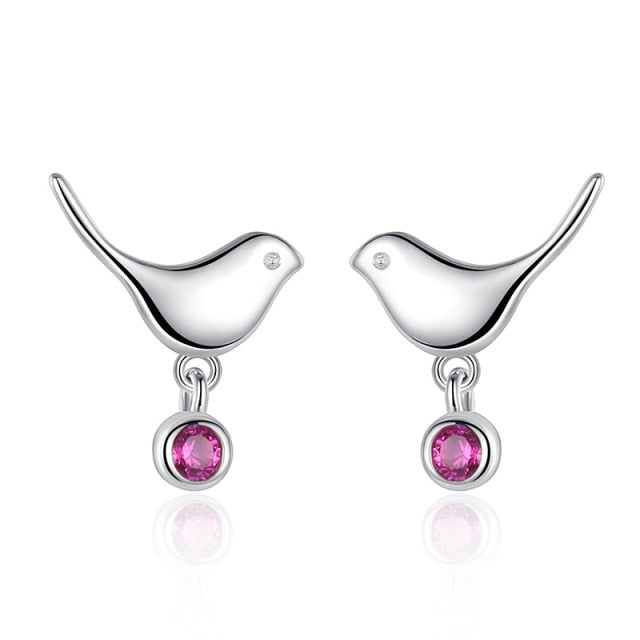 Lovely Dog Stud Earrings Dazzling