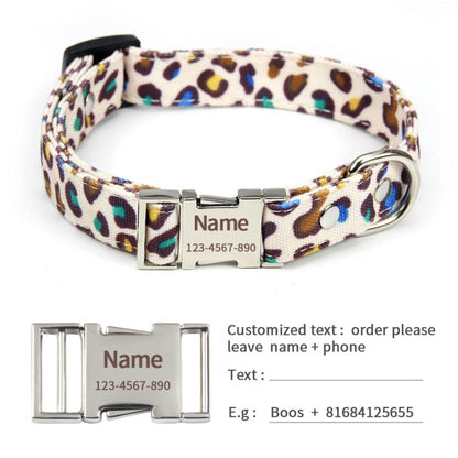 Nameplate Collars for Dogs Accessories