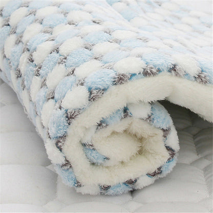 Flannel Thickened Fleece Pad Mattress Dog Sofa Cushion