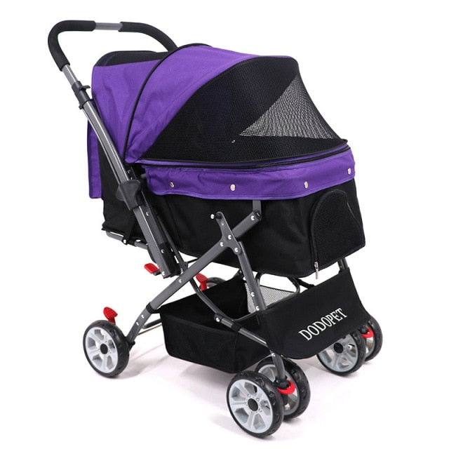 Dog Cat Carrier Pet Buggy Stroller Bag