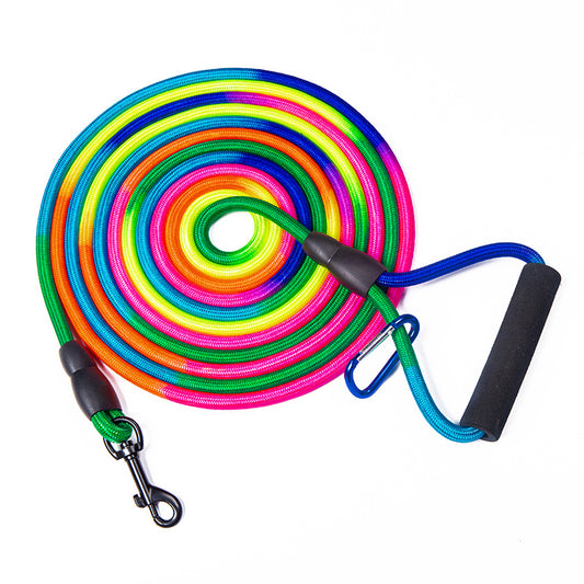 Long leash for a dog Rainbow