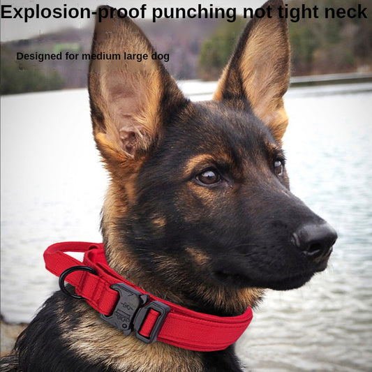 Tactical Dog Collar Leash Military