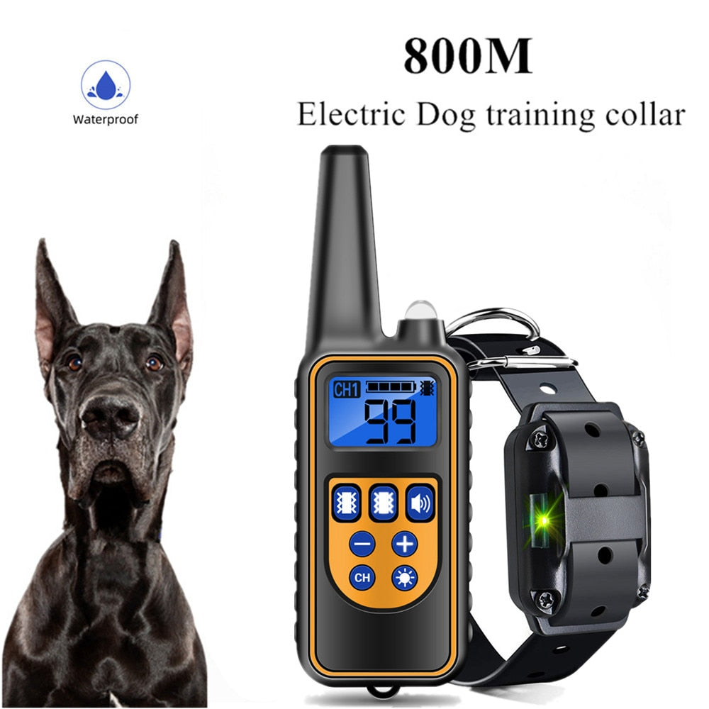 Dog Collar 800m Electric Dog Training Collar Pet Remote