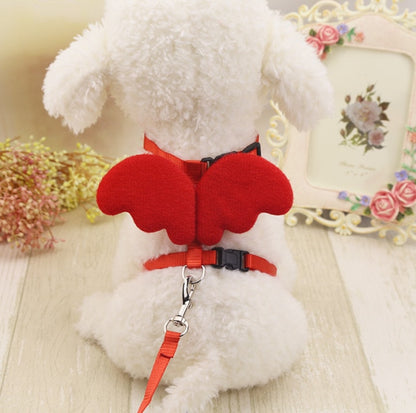 Pet Harness with Angel Wing