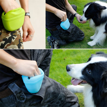 Silicone Pet Portable Dog Training Waist Bag