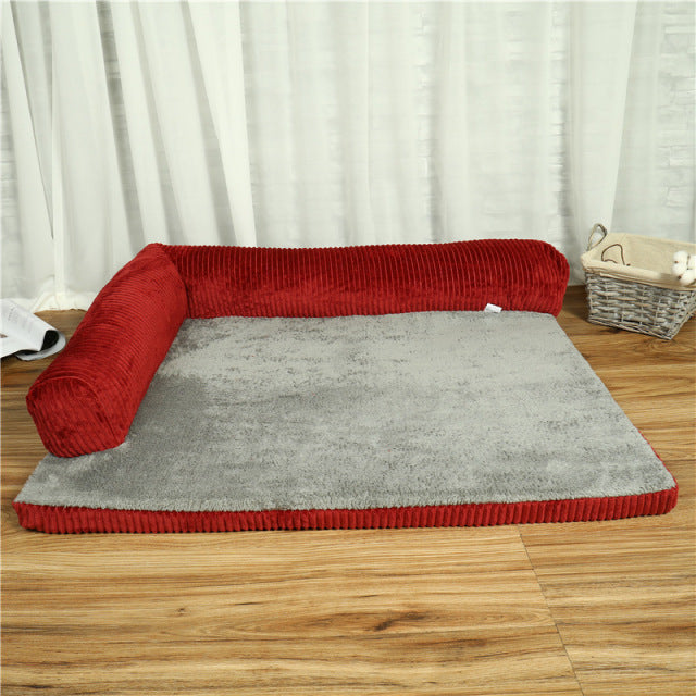 Pet Dog Bed Soft Pillow Cushion Anti-skid
