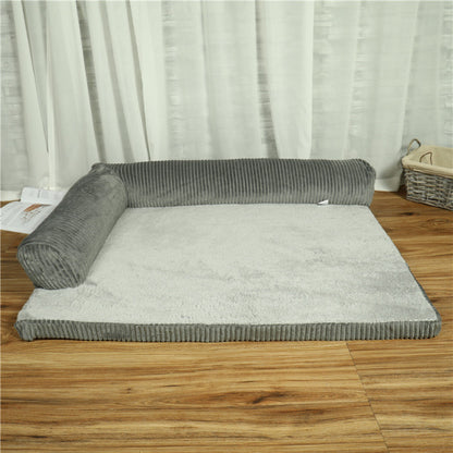 Pet Dog Bed Soft Pillow Cushion Anti-skid