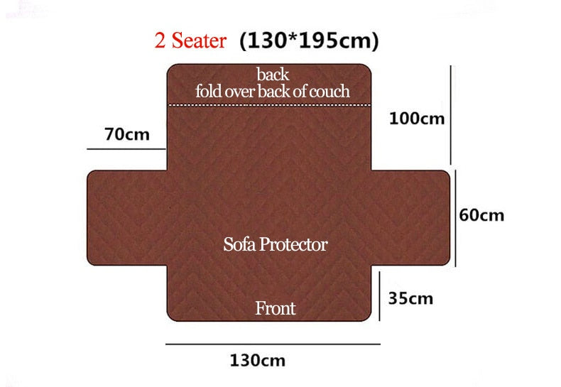 Washable Sofa Couch Cover Pet Dog Kids Furniture Protector