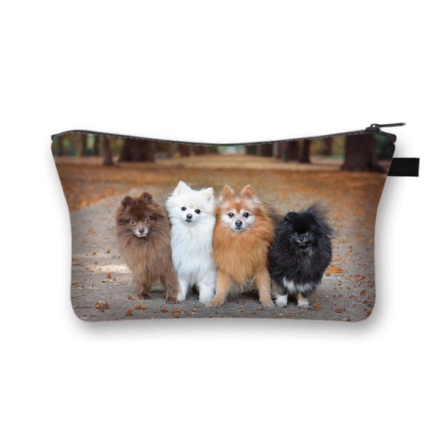 Dog Cosmetic Case Makeup Bags