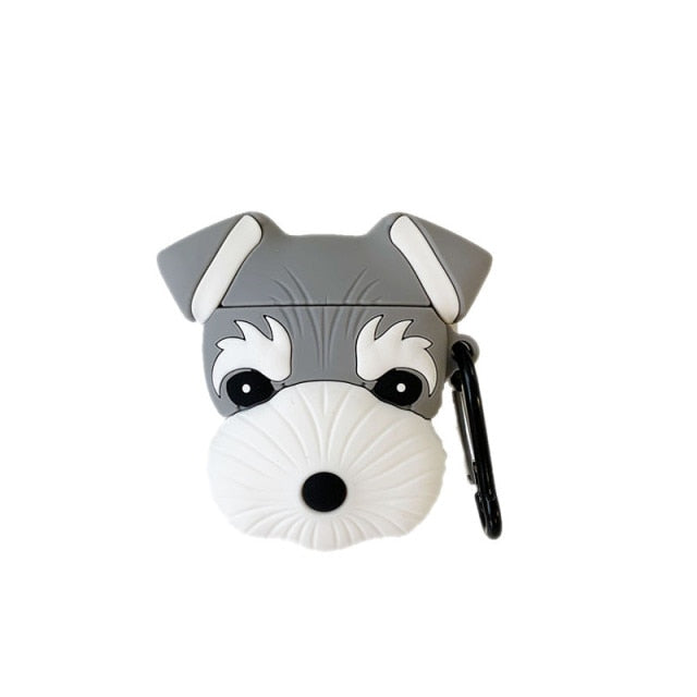 3D Lovely Schnauzer Dog Earphone