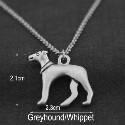Pomeranian Whippet Dog Charms Necklace