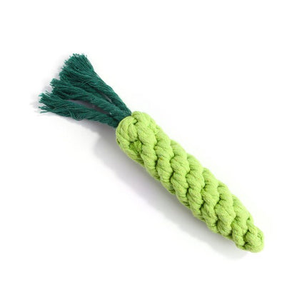 Chew Toy Carrot Shaped Rope Pet Toy