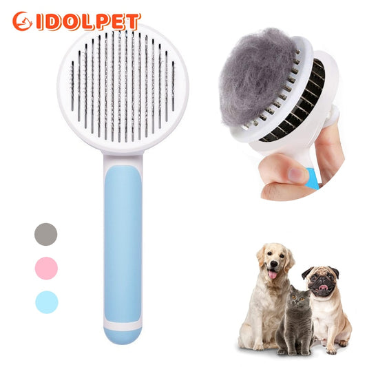 Dog Grooming Brush Pet Comb Removes Loose Undercoat Pet Grooming
