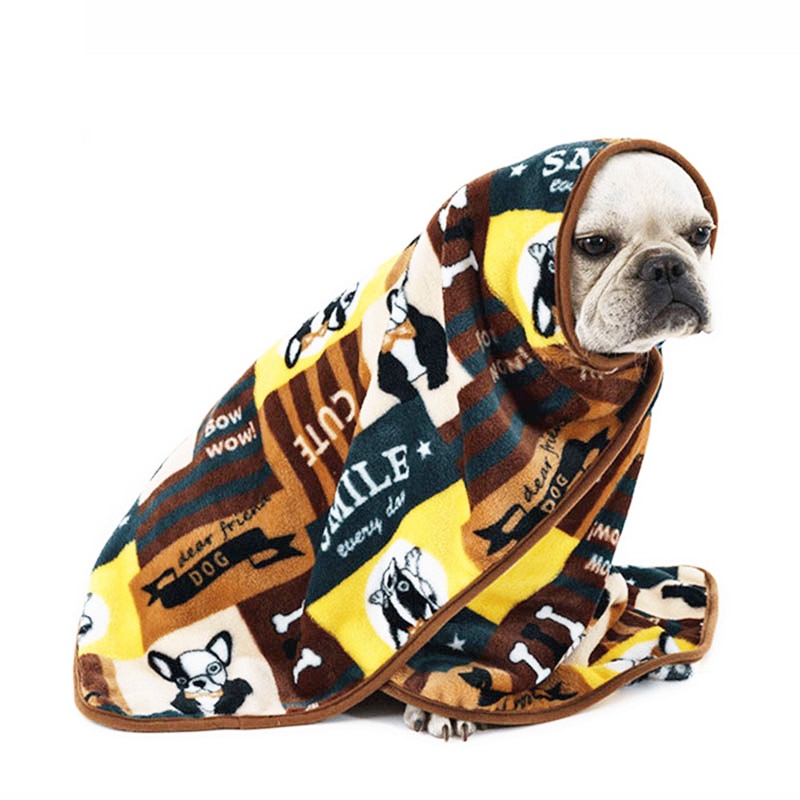 Fashion Flannel Pet Blanket Multicolor