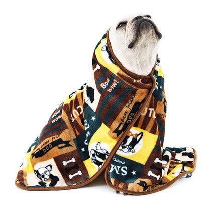 Fashion Flannel Pet Blanket Multicolor